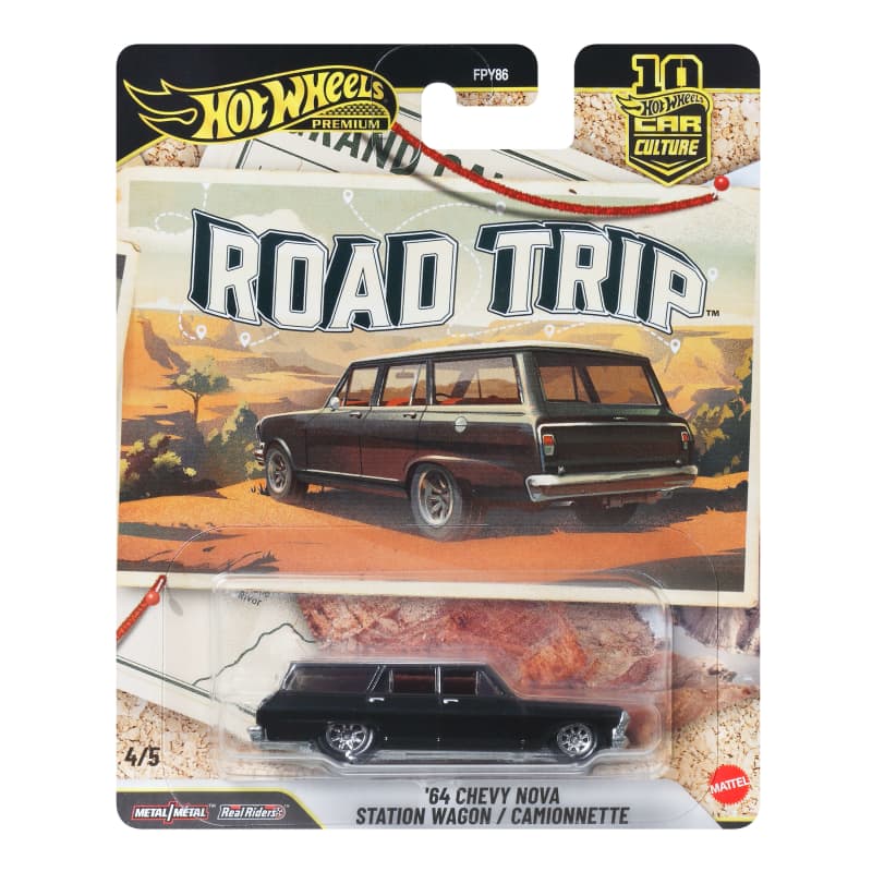 Hot Wheels Car Culture 2026 - '64 Chevy Nova Station Wagon / Camionnette