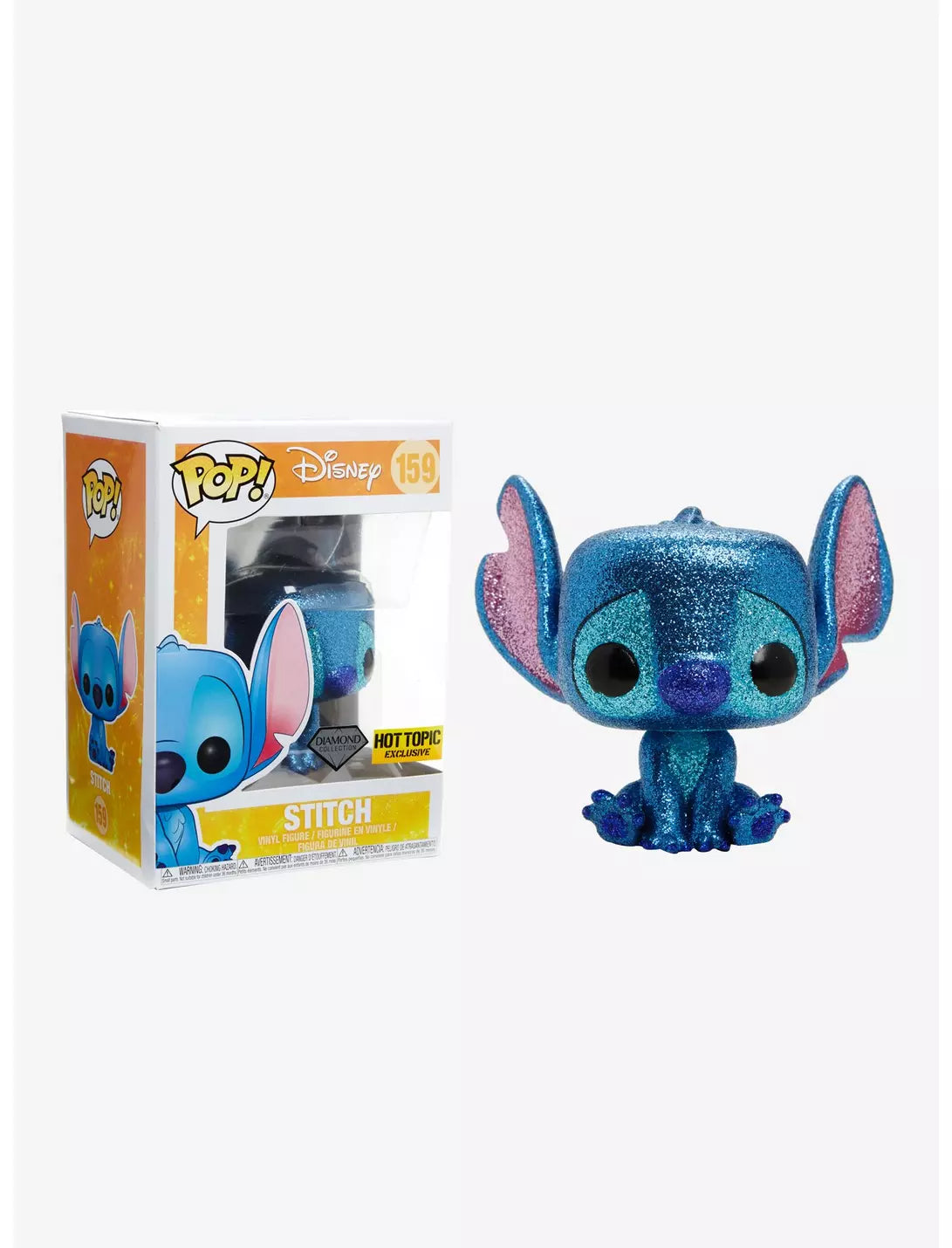 Funko Pop! Disney: Lilo and Stitch - Stitch 159 (DIAMOND) - Hot Topic EXCLUSIVE