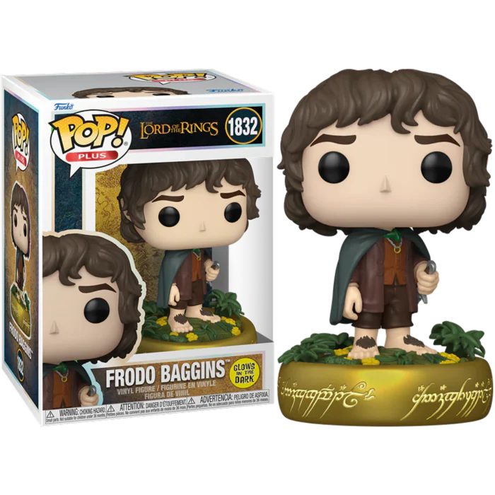 Funko Pop! Movies: The Lord of the Rings - Frodo Baggins 1832 - Plus (Glow)
