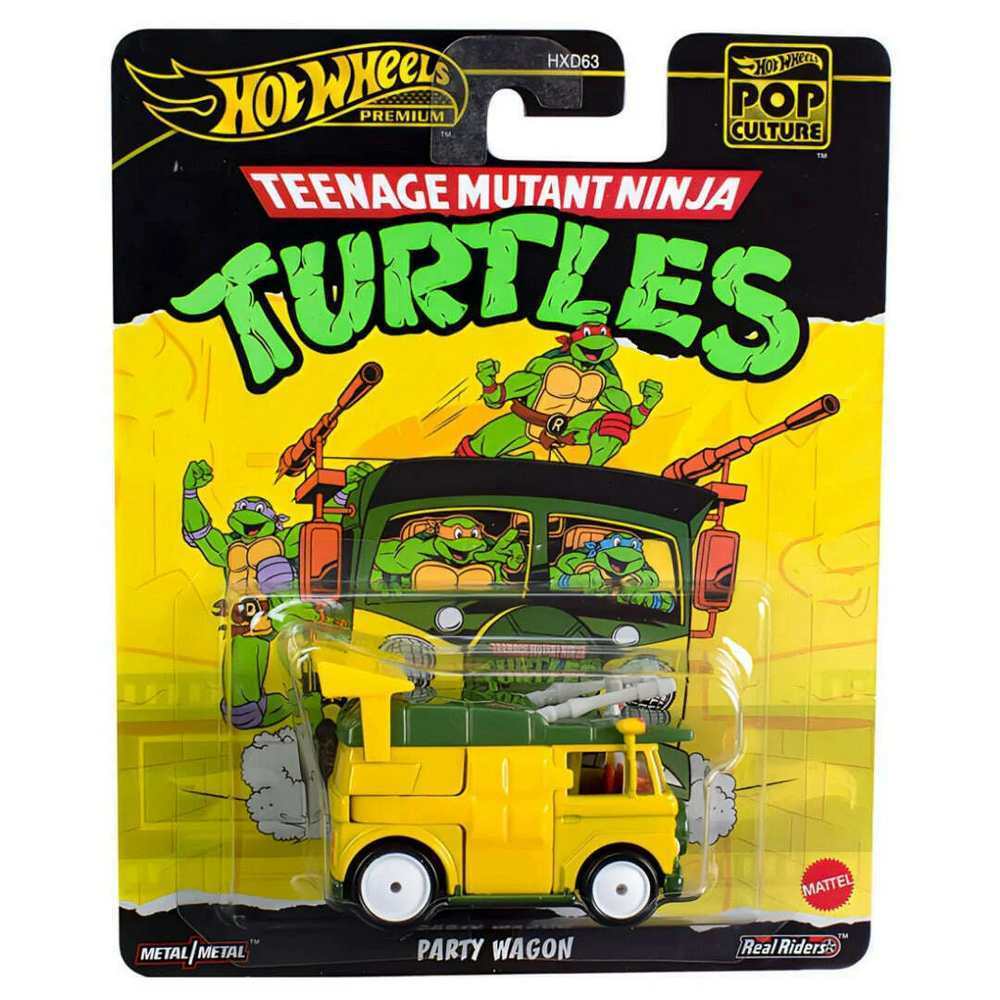 Hot Wheels Premium: Retro Entertainment 2024 | Teenage Mutant Ninja - Turtle Party Wagon