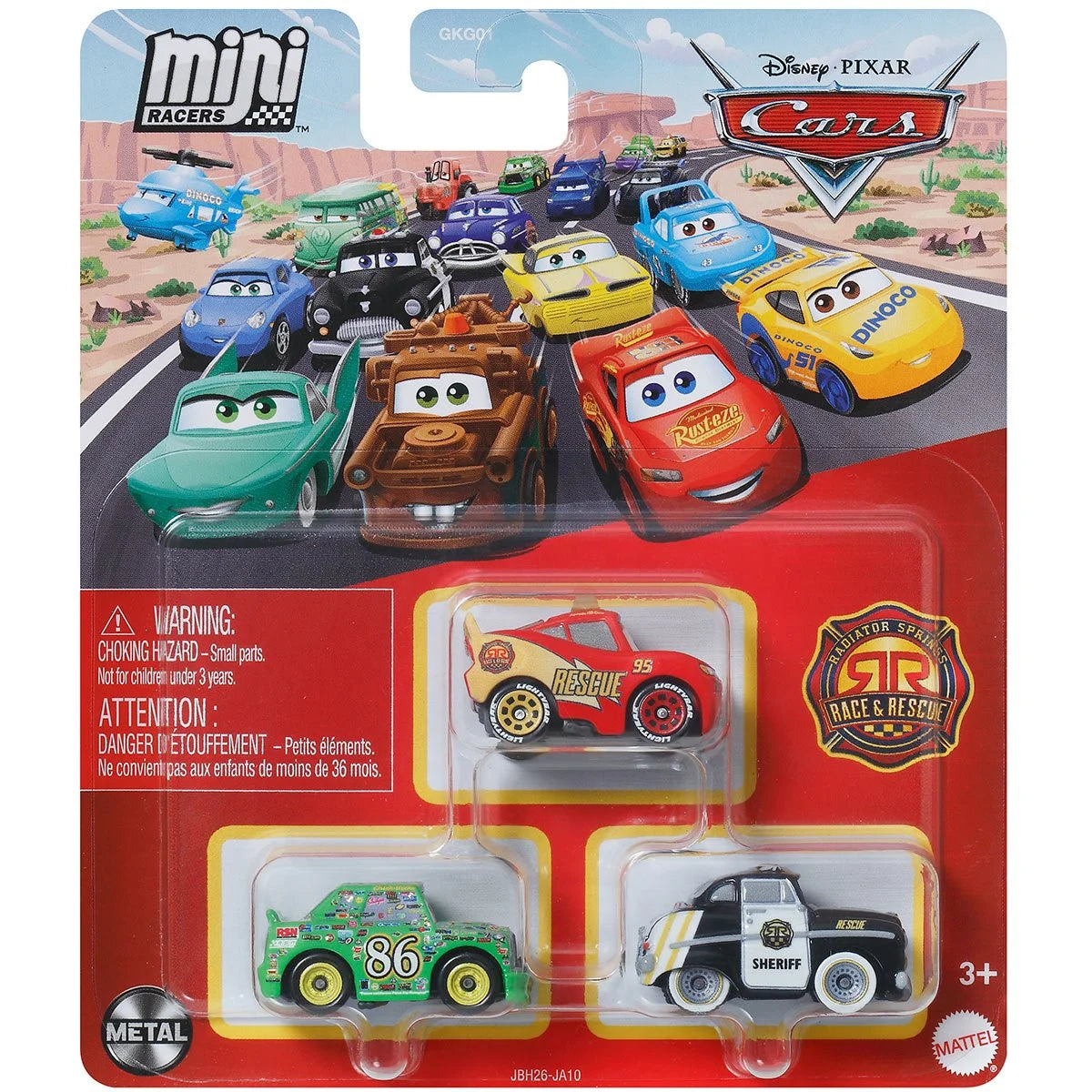 Cars Mini Racers - Cars Minis Race To The Rescue 2 3-Pack
