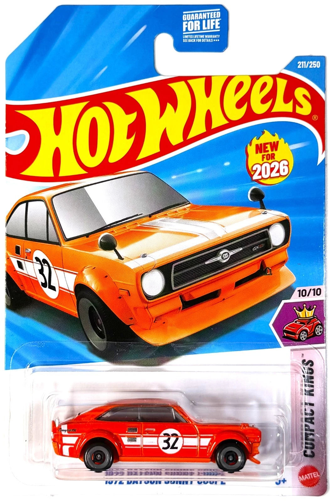 Hot Wheels: Basic Car - L Case (2026) - 1972 Datsun Sunny Coupe