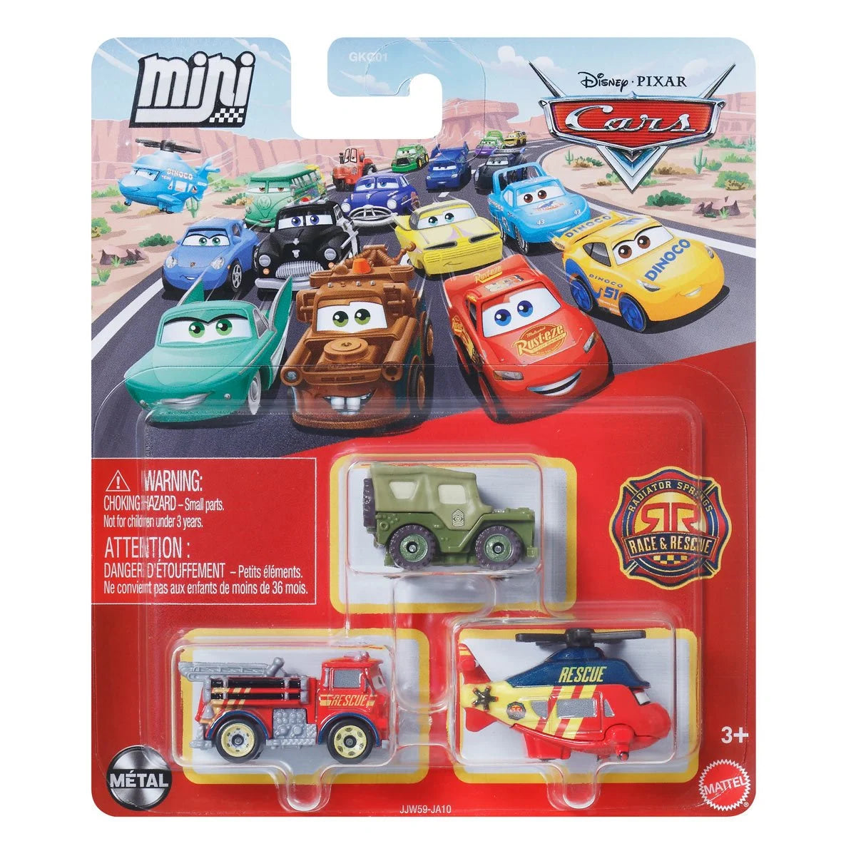 Cars Mini Racers - Cars Dc Saving Citizens 3-Pack