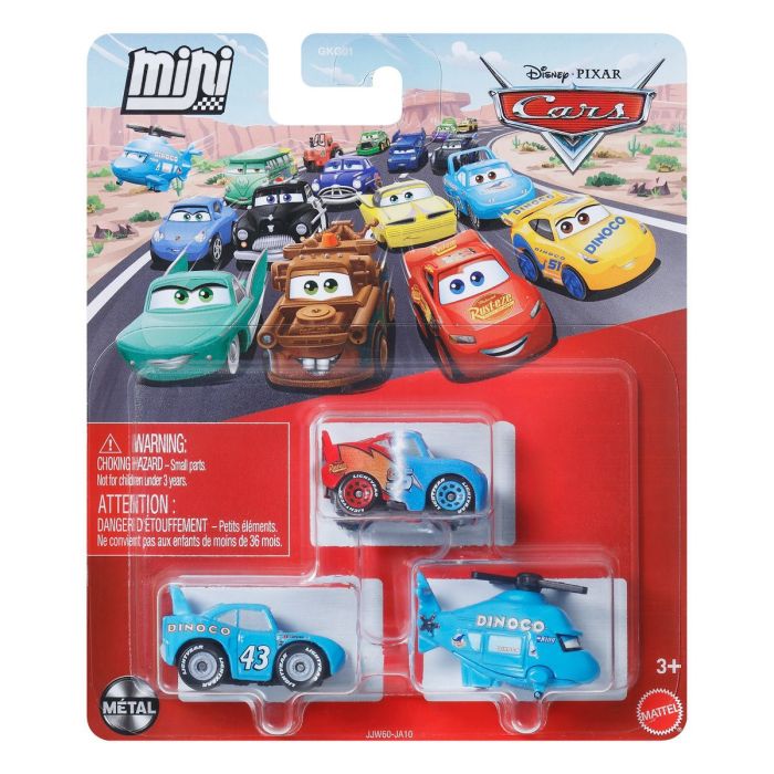 Cars Mini Racers - Cars Dc Dinoco Daydream 3-Pack