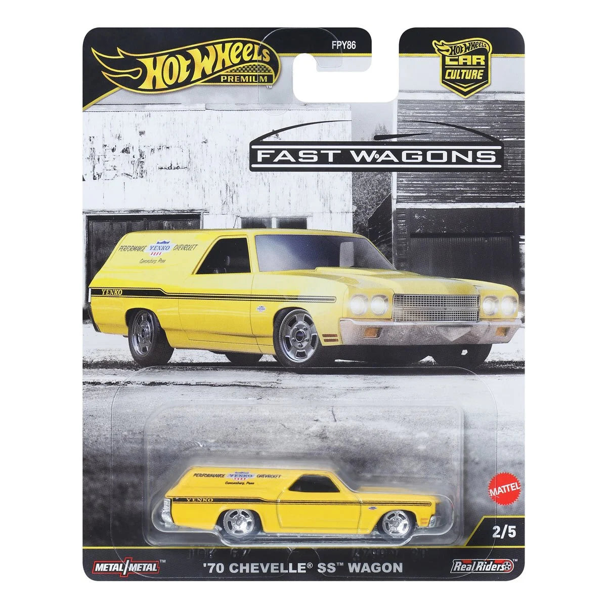 Hot Wheels: Premium | POP Culture: Fast Wagons - '70 Chevelle SS Wagon