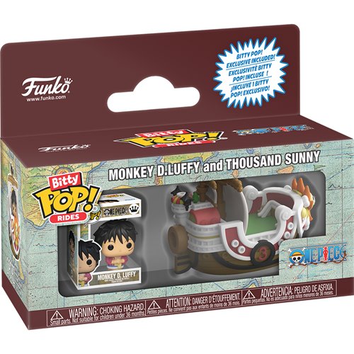 Funko Bitty Pop! One Piece - Monkey D. Luffy and Thousand Sunny (Ride)