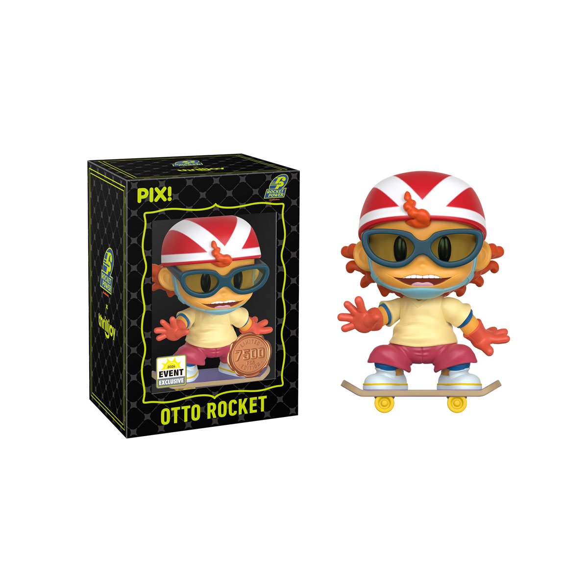 ThrillJoy Pix! Rocket Power - Otto Rocket (Modelo aleatorio) - 2026 Convention Exclusive