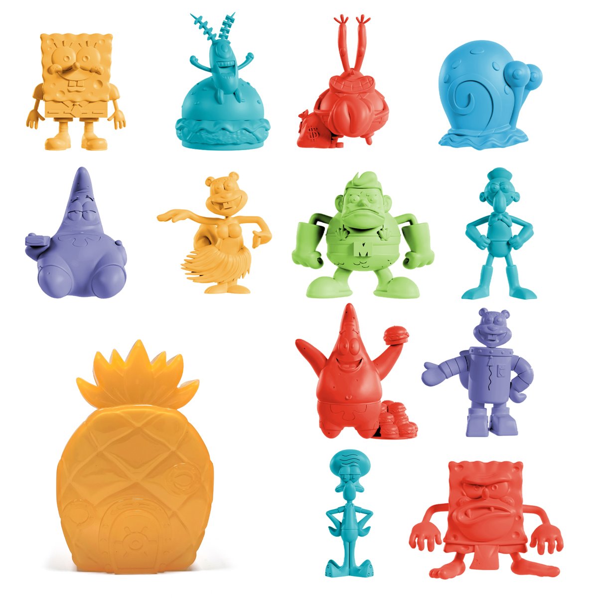 CultureFly: SpongeBob SquarePants Tiny Mights - Mini figura misteriosa (x1 unidad)