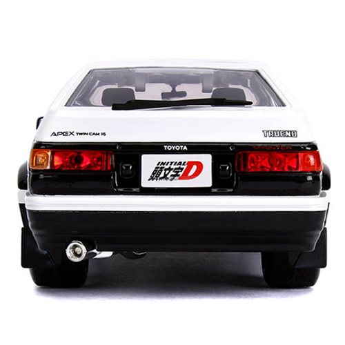 Jada: Hollywood Rides: Initial D - 1986 Toyota Trueno with Takumi - Escala 1:24 Die-Cast Metal