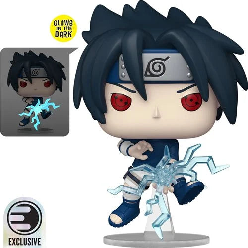 Funko Pop! Anime: Naruto Sasuke Uchiha (Chidori) (Glow in the Dark) 1969 - Entertainment Earth Exclusive