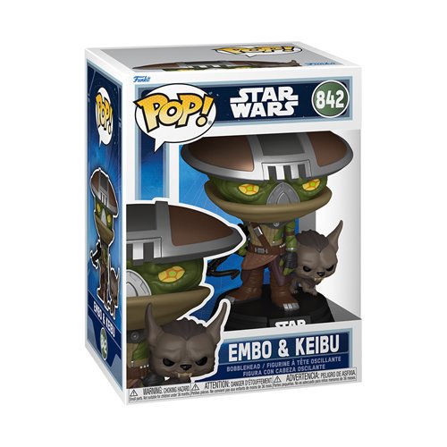 Funko Pop! Star Wars: The Mandalorian and Grogu - Embo & Keibu 842