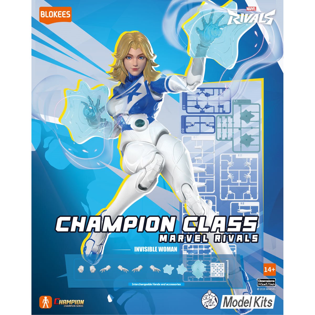 Blokees: Marvel Rivals Fantastic Four - Invisible Woman Champion Class (Model Kit)