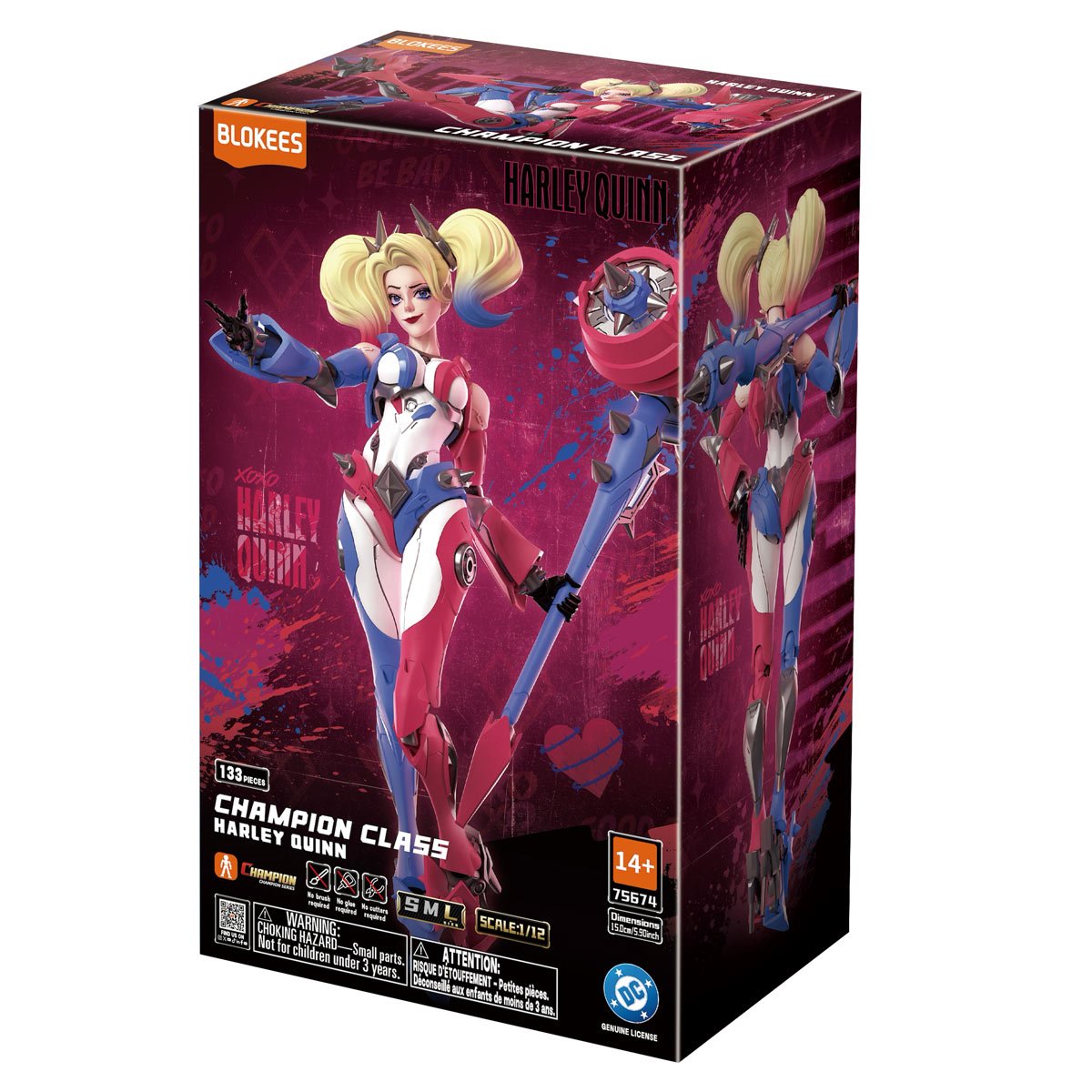 Blokees: DC - Harley Quinn Champion Class CC04 (Model Kit)