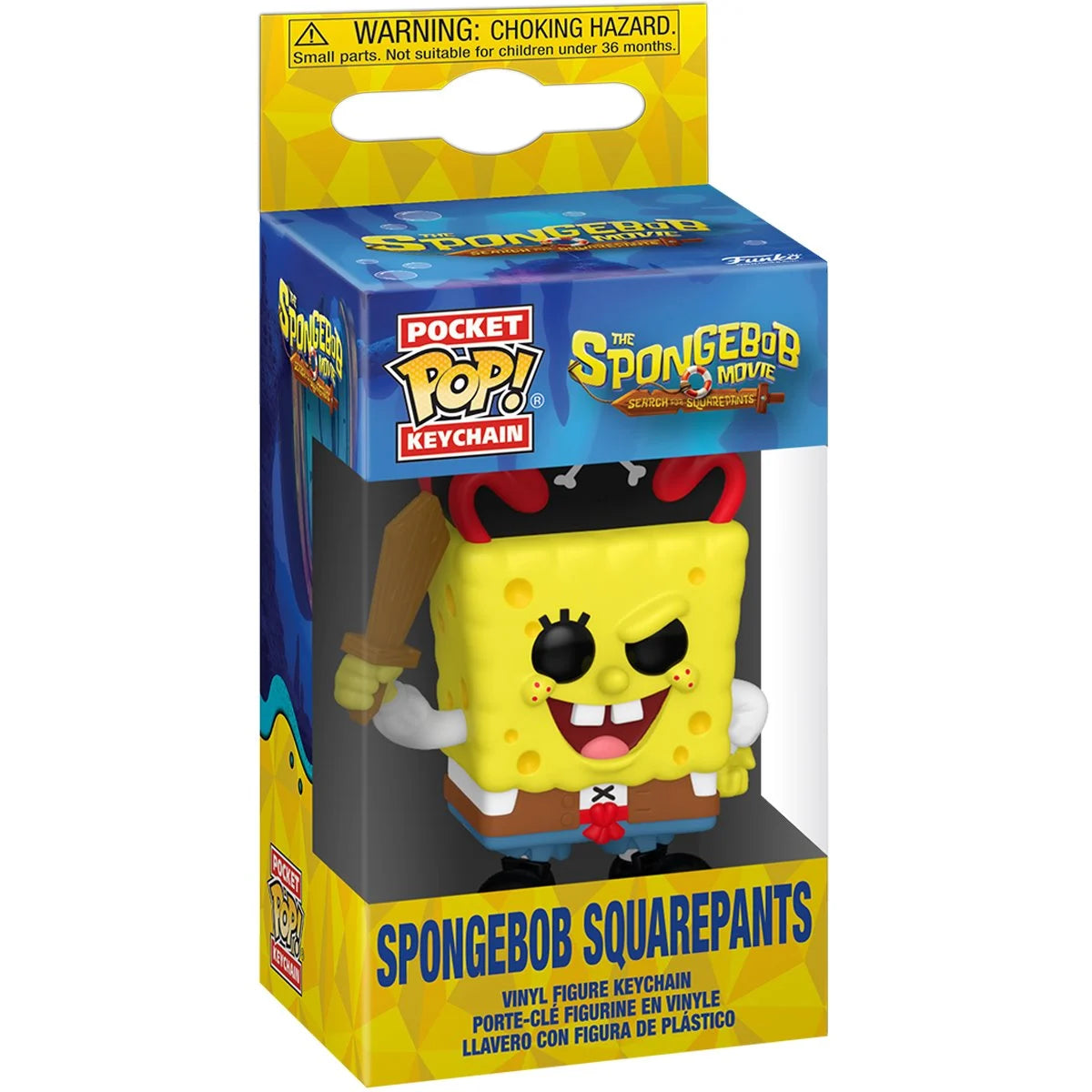Funko Keychain! Animation: The SpongeBob Movie: Search for SquarePants - SpongeBob