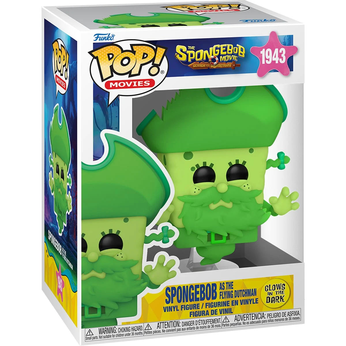 Funko Pop! Animation: The SpongeBob Movie: Search for SquarePants - SpongeBob as the Flying Dutchman 1943