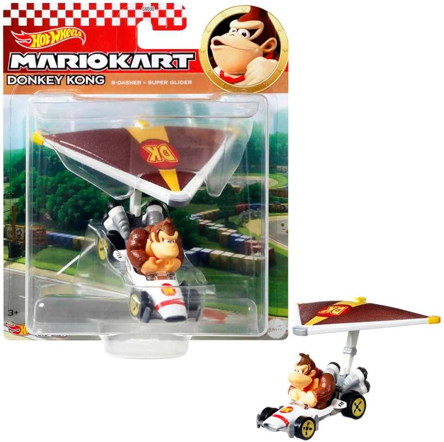 Hot Wheels: Mario Kart Gliders 2026 - Donkey Kong B-Dasher Super Glider