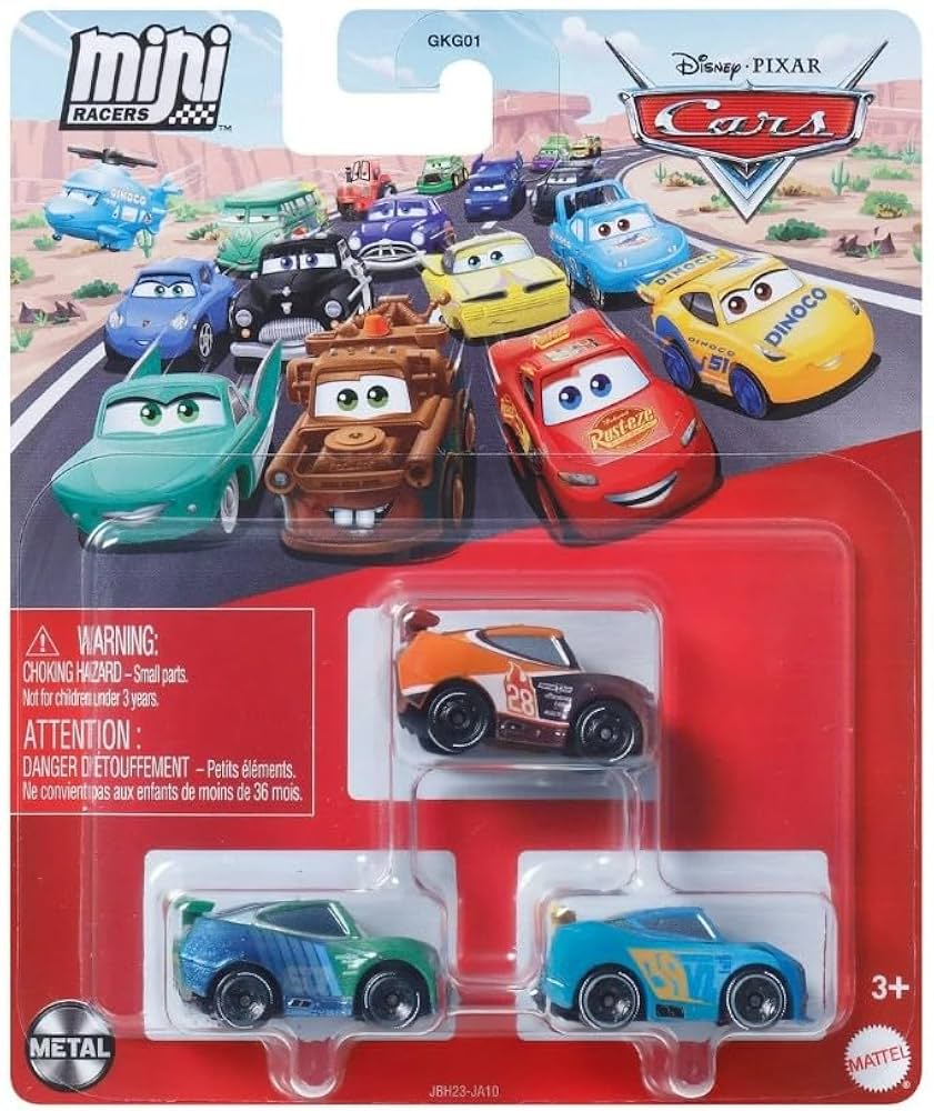 Mattel: Disney Cars Mini 3 Pack - Ng Trio