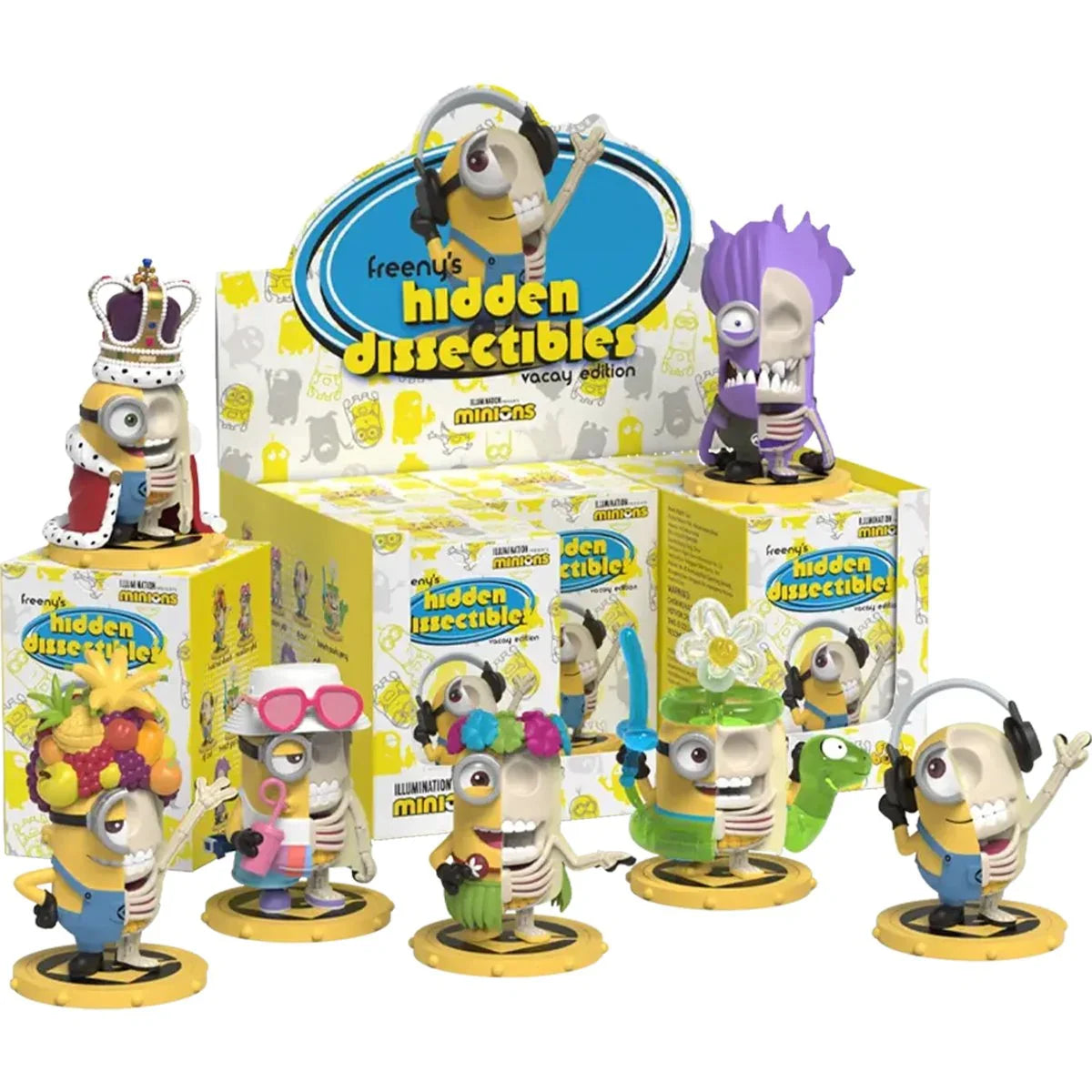 Mighty Jaxx - Minions Vacay Edition Freeny's Hidden Dissectibles - Blind Box (1 unidad)