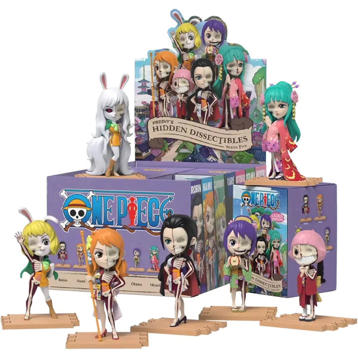 Mighty Jaxx - One Piece Freeny's Hidden Dissectibles Ladies Edition Blind Box - Blind Box (1 unidad)
