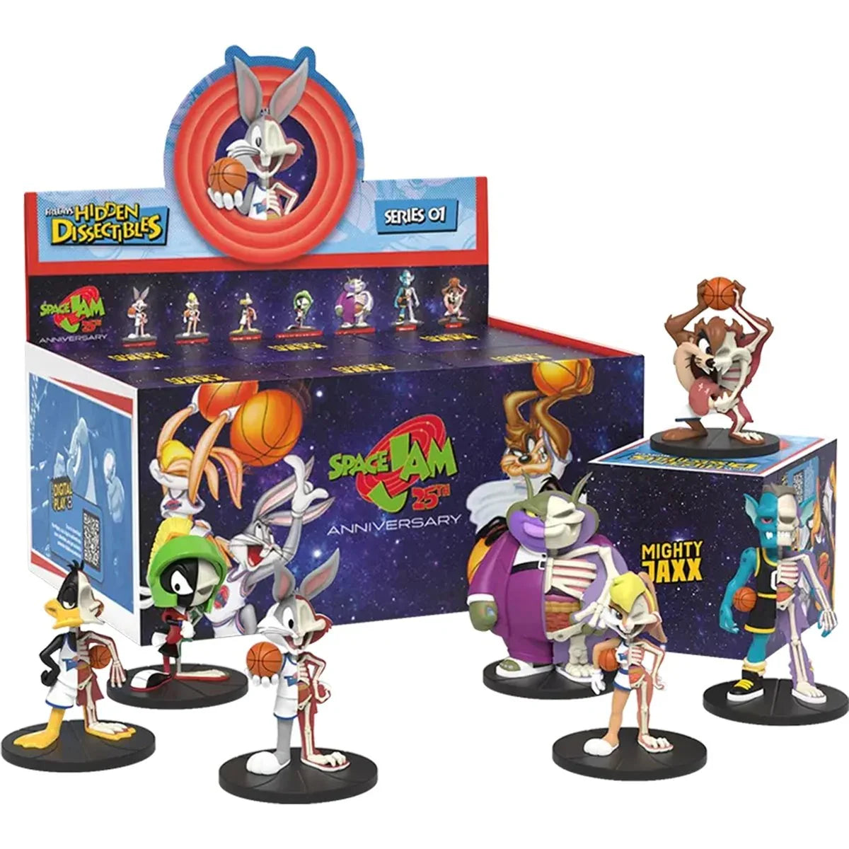 Mighty Jaxx: Freeny's Hidden Dissectibles | Animados: Space Jam Looney Tunes - Mini-Figure - Series 1 (x unidad)