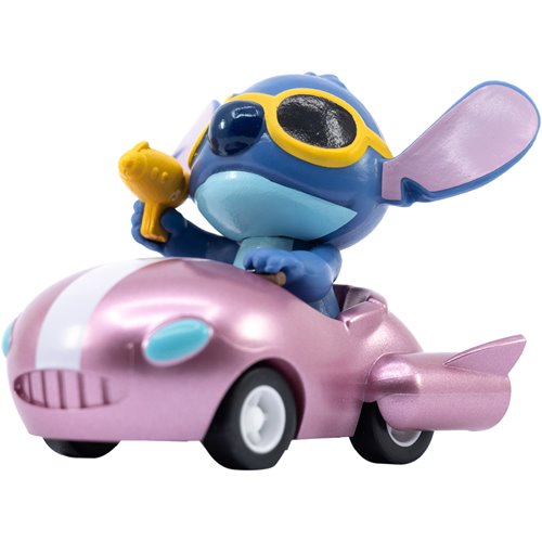 Beast Kingdom: Lilo & Stitch Zoom Hero Pull Back Vehicle (Blind Box) (x unidad) (AUTO PINK)