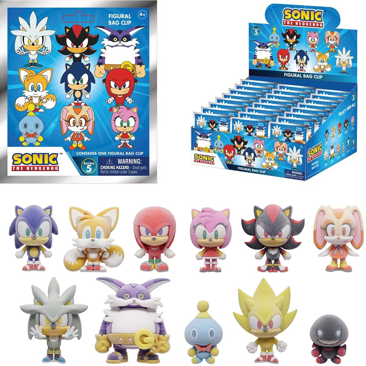 Monogram: Bag Clip | Sonic Flocked (Series 5) (x 1 unidad)