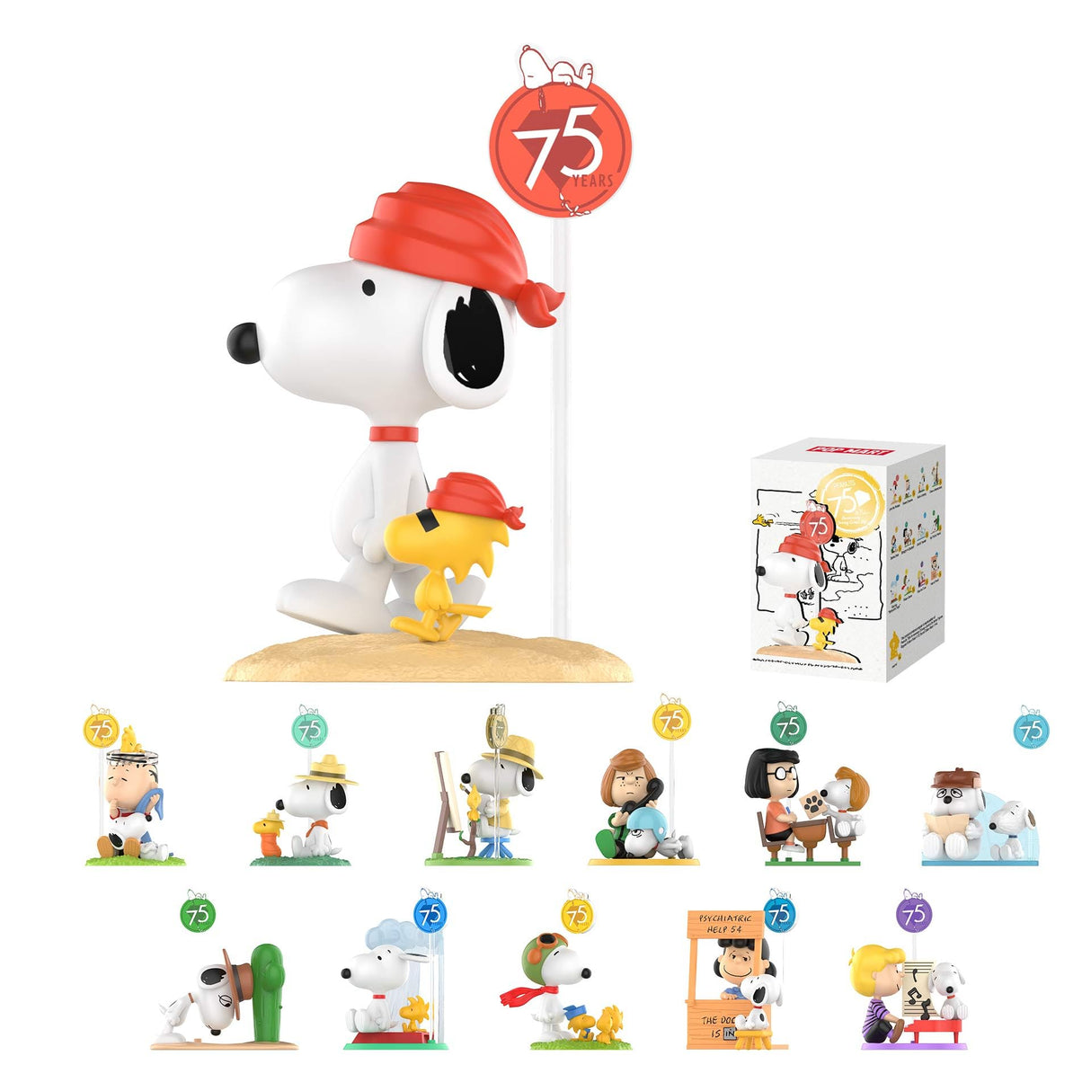 Popmart - Peanuts 75th Anniversary - Snoopy Comic Life - Blind Box