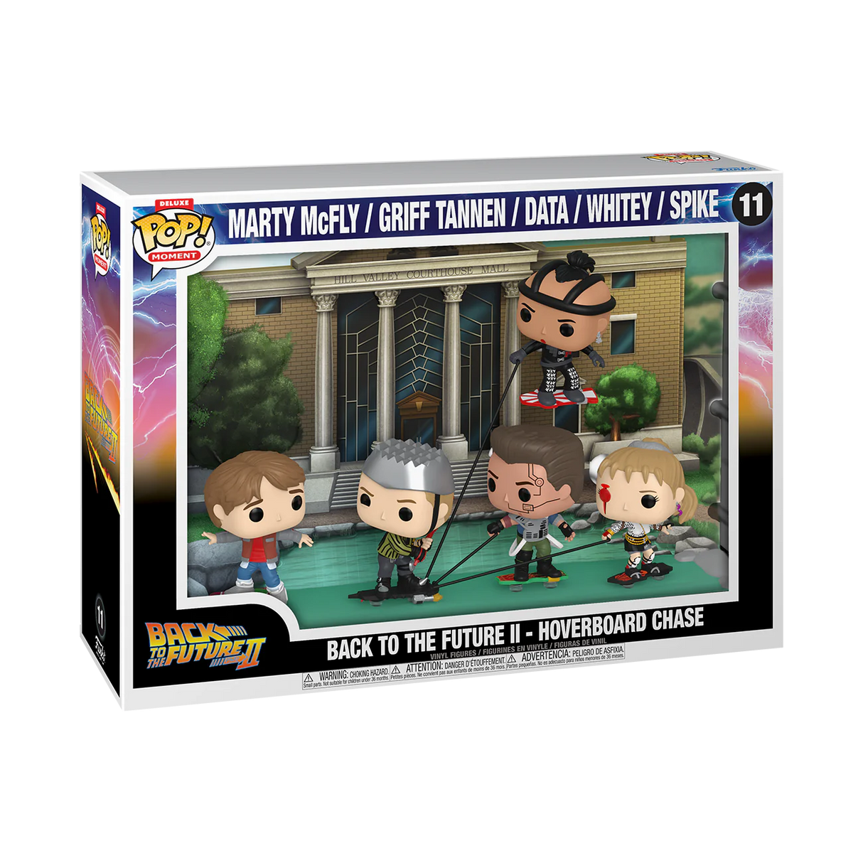Funko Pop! Movies: Back to the Future Part II - Hoverboard Chase 11 (Moment Deluxe)