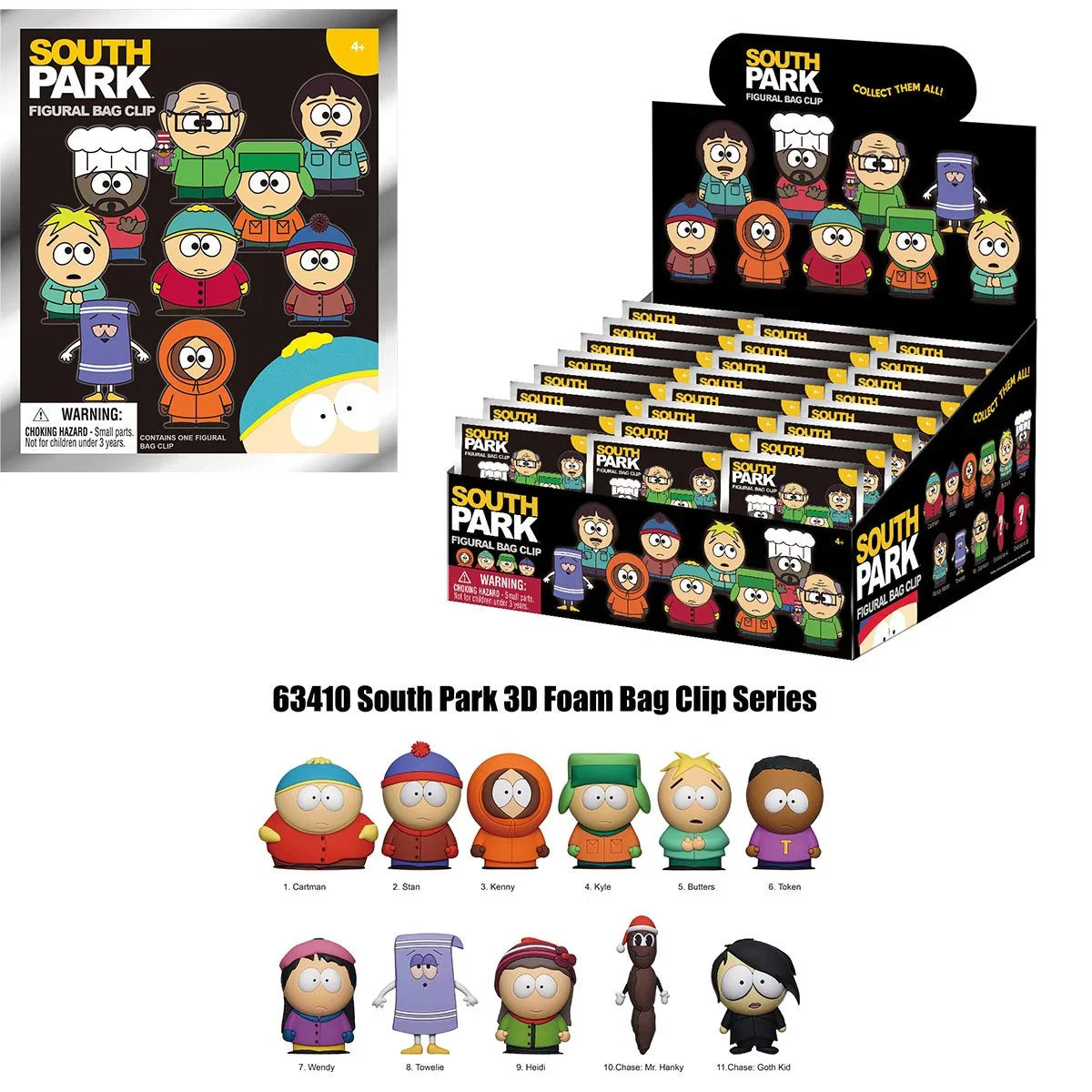 Monogram: Figural Bag Clip - South Park (1 unidad)