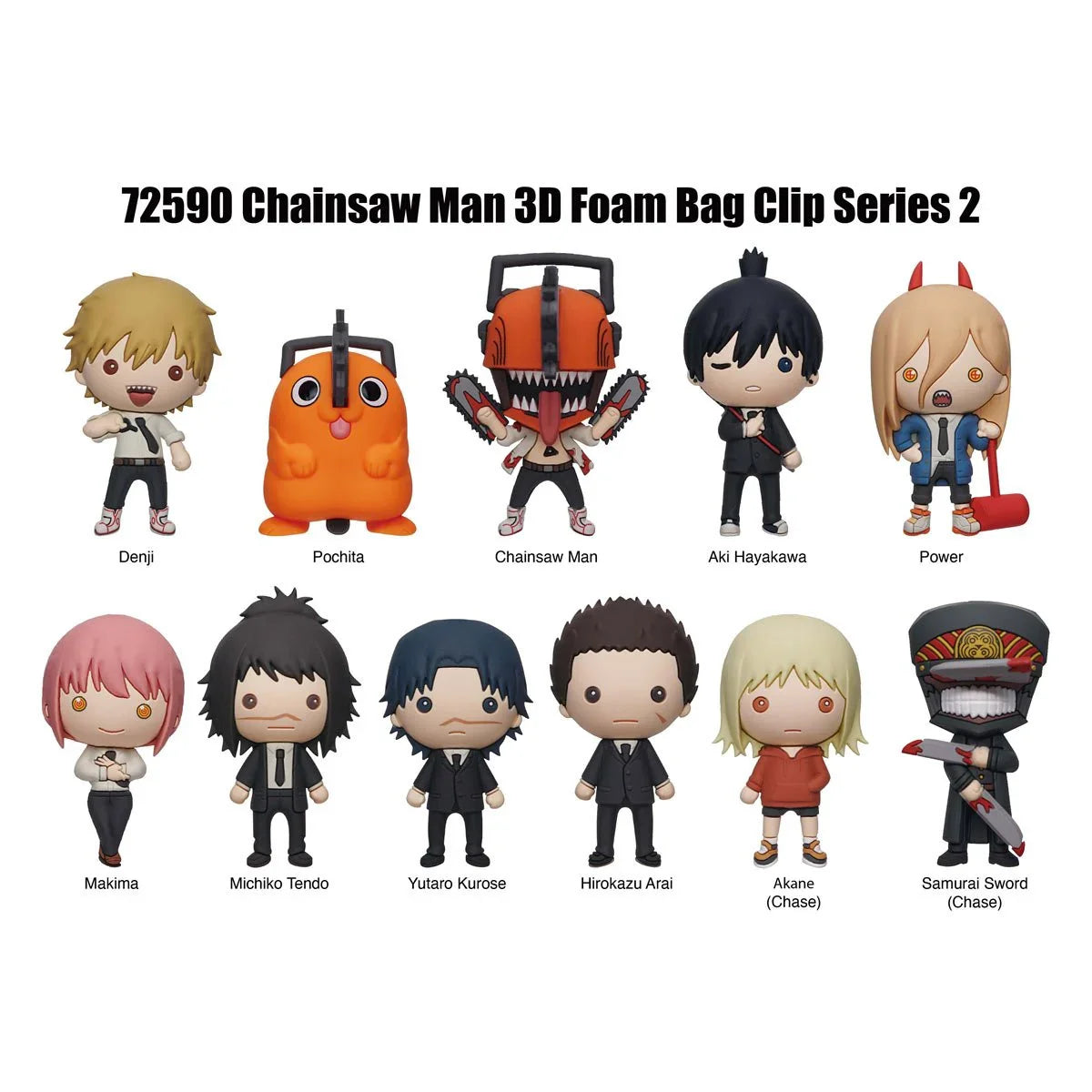 Monogram - Chainsaw Man Bag Clip (Llavero) - Blind Bag (1 unidad)