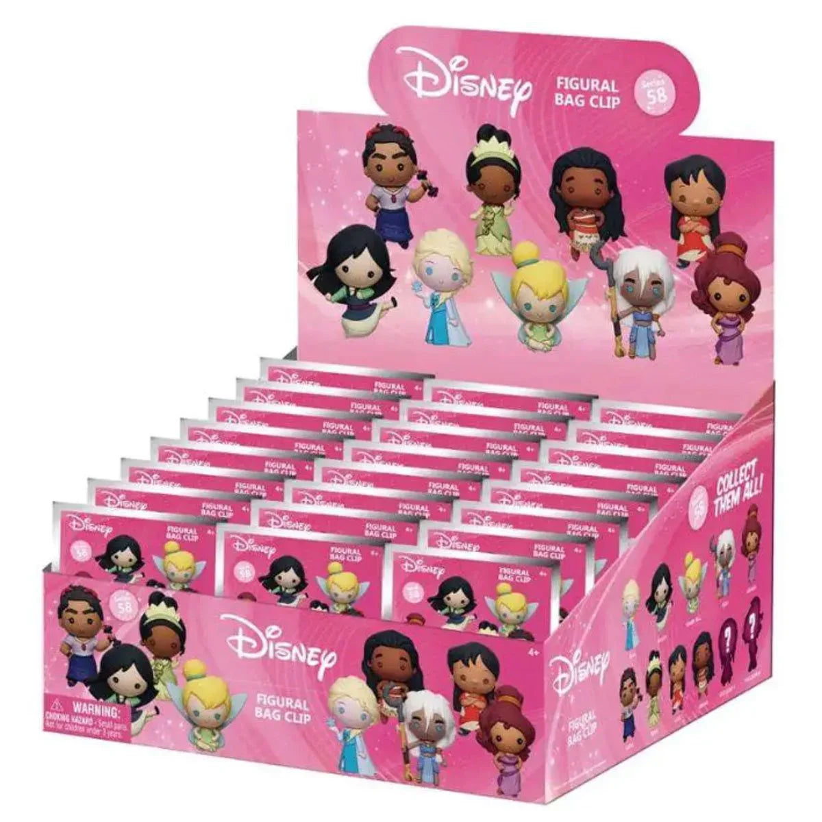 Monogram: Bag clip (Llavero) | Disney: Girl Power - Series 58 (x unidad)