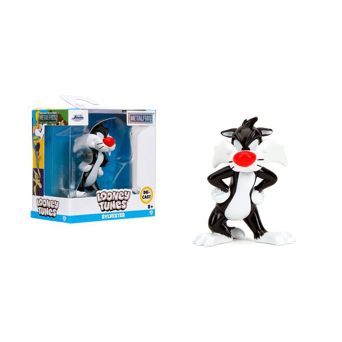 Jada: Looney Tunes - Metal Figs 2 1/2-Inch Die-Cast Mini Figure - Sylvester the Cat