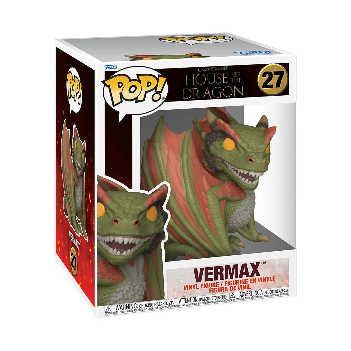 Funko Pop! Television: House of the Dragon - Vermax 27 (Deluxe)