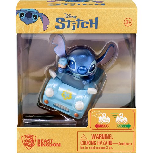 Beast Kingdom: Lilo & Stitch Zoom Hero Pull Back Vehicle (Blind Box) (x unidad) (VOCHO SKY)