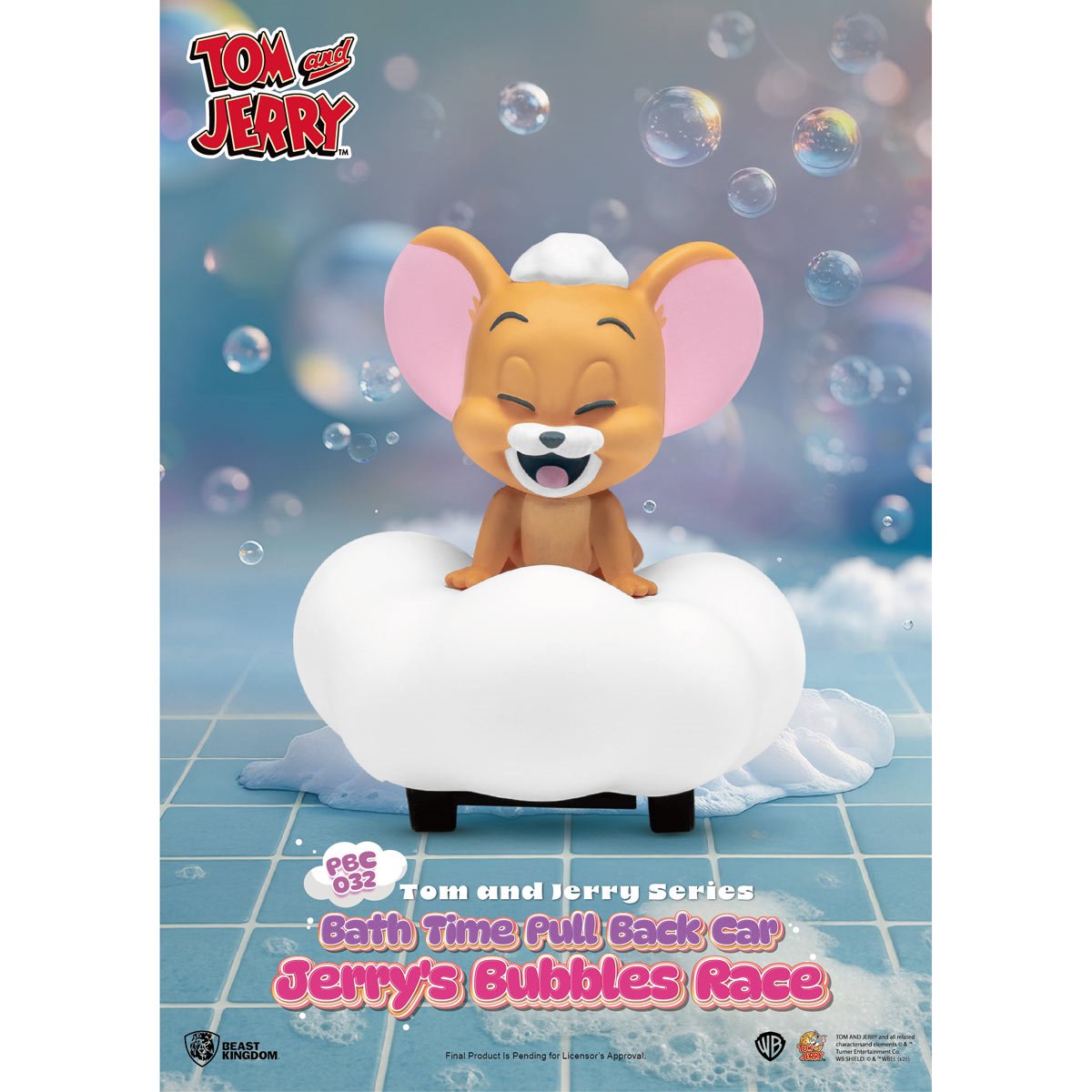 Beast Kingdom: Pull Back Car - Tom and Jerry Bath Time - Blind Box (x 1 unidad)