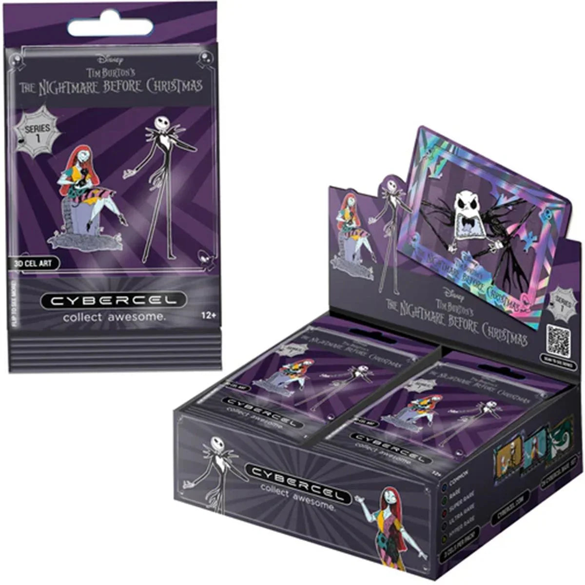 Cybercel: Celdas coleccionables 3D - The Nightmare Before Christmas Series 1 (Pack x 3 unidades)