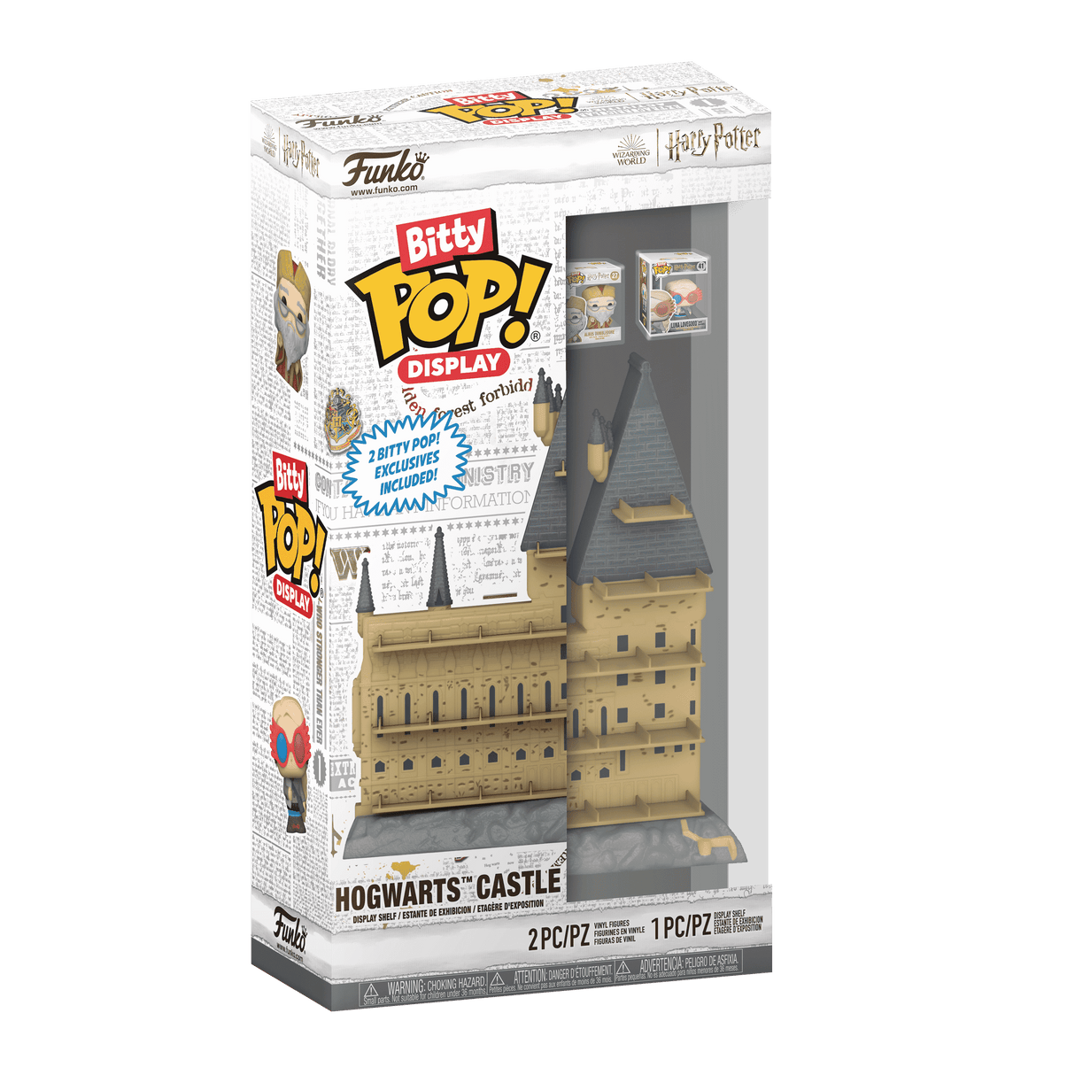 Harry Potter Hogwarts Castle Funko Bitty Pop! Display Shelf