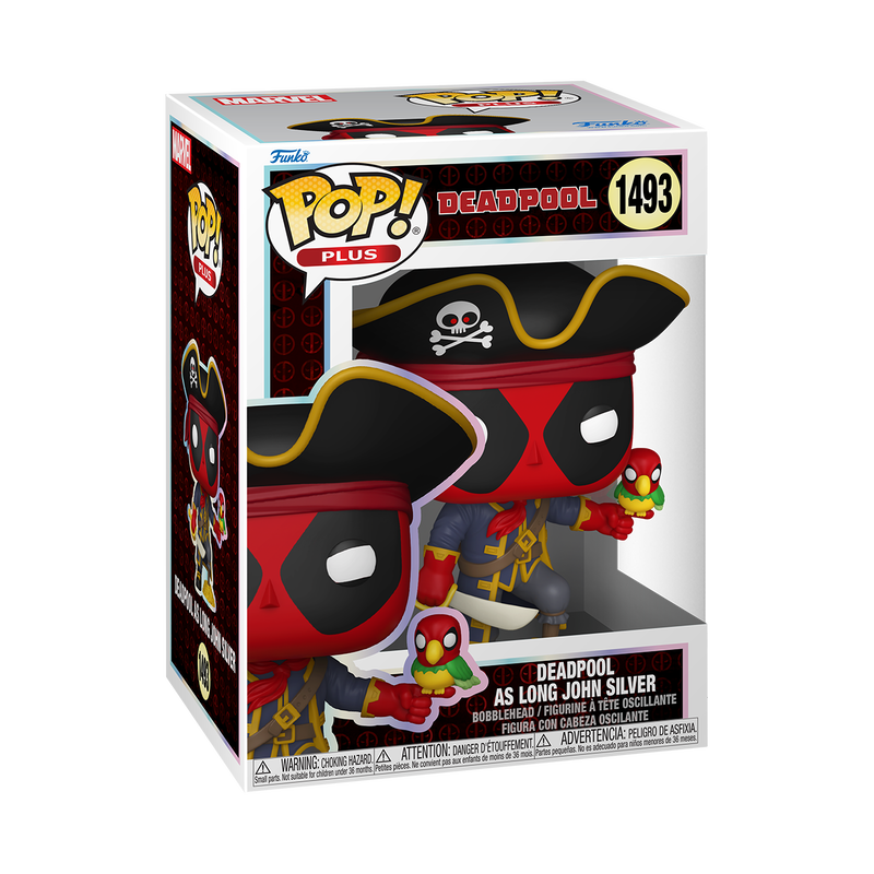 Funko Pop! Marvel: Deadpool (Literary Classics) - Deadpool as Long John Silver 1493 (PLUS)