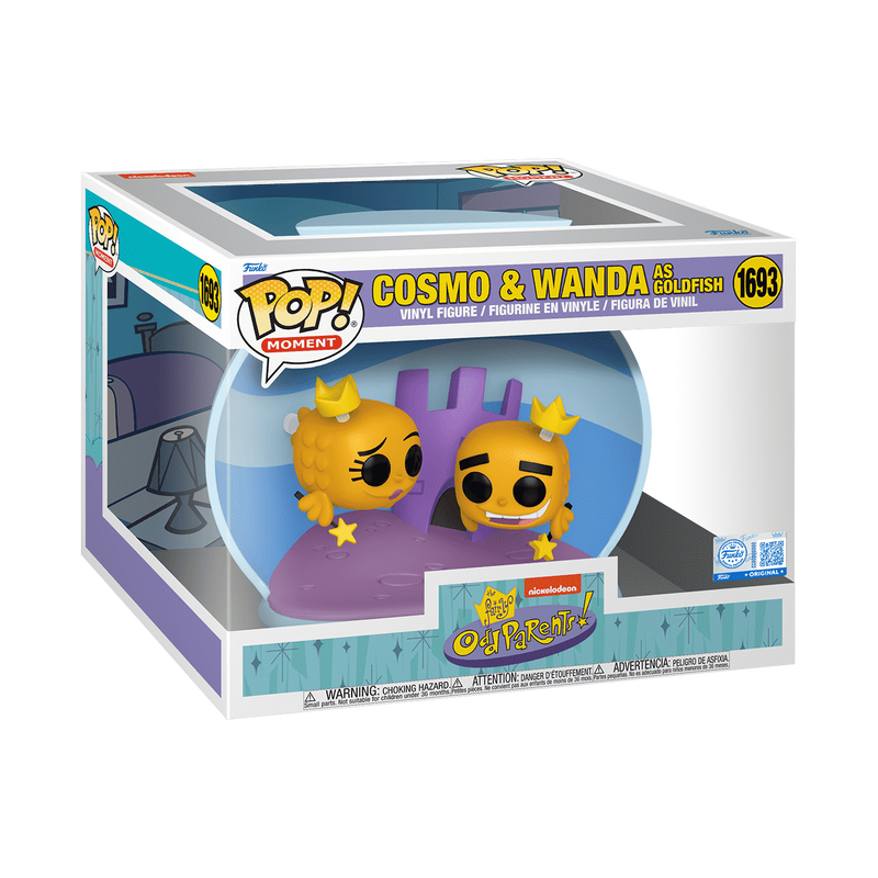 Funko Pop! Animados: Padrinos Mágicos - Cosmo & Wanda as Goldfish 1693 (MOMENT) - EXCLUSIVE