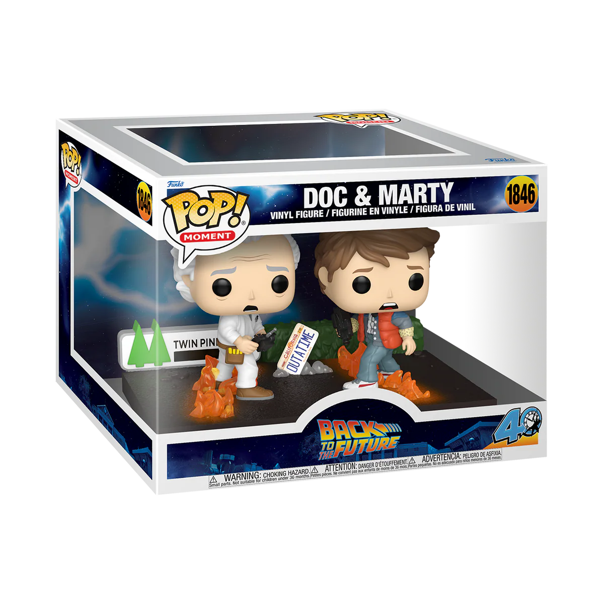 Funko Pop! Back to the Future 40th Anniversary - Doc & Marty 1846 (Moment)