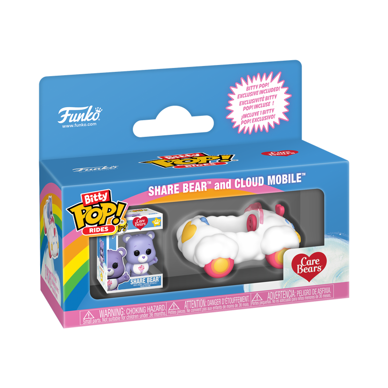 Funko Bitty Pop! Ride: Carebears - Share Bear and Cloud Mobile
