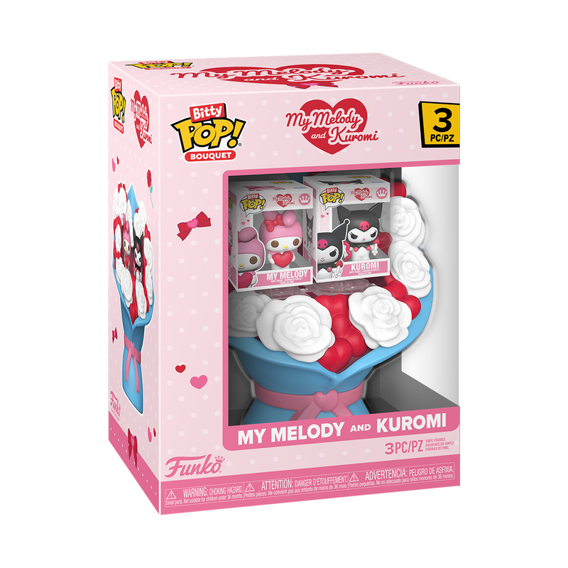Funko Bitty Bouquet! Sanrio Valentines - My Melody and Kuromi