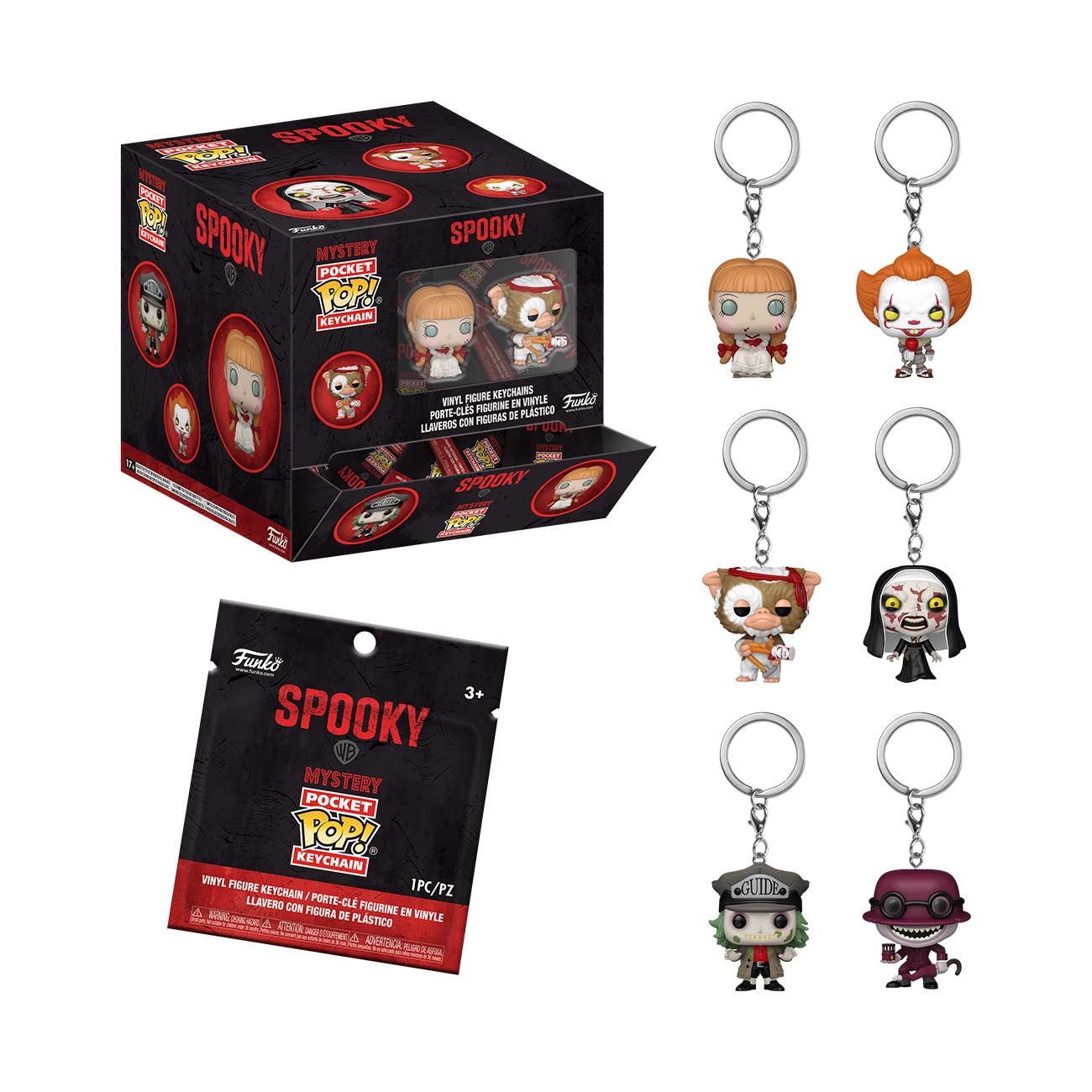 Pocket Pop! Mystery Horror Keychain (x1 unidad)