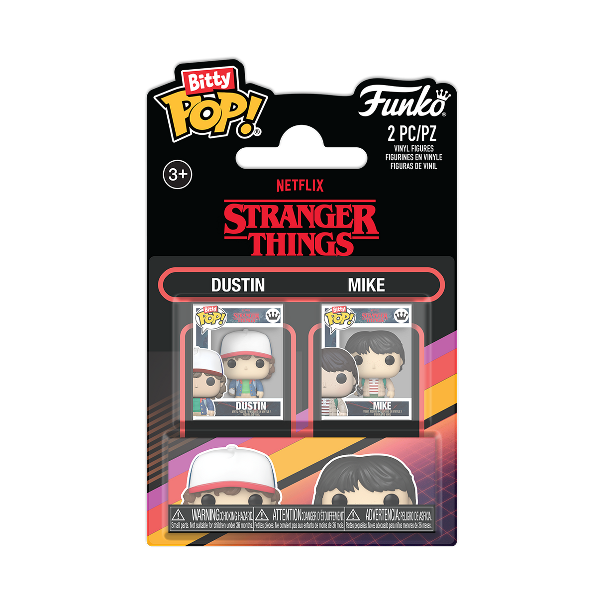 Funko Bitty Pop! Stranger Things: Dustin and Mike 2-Pack