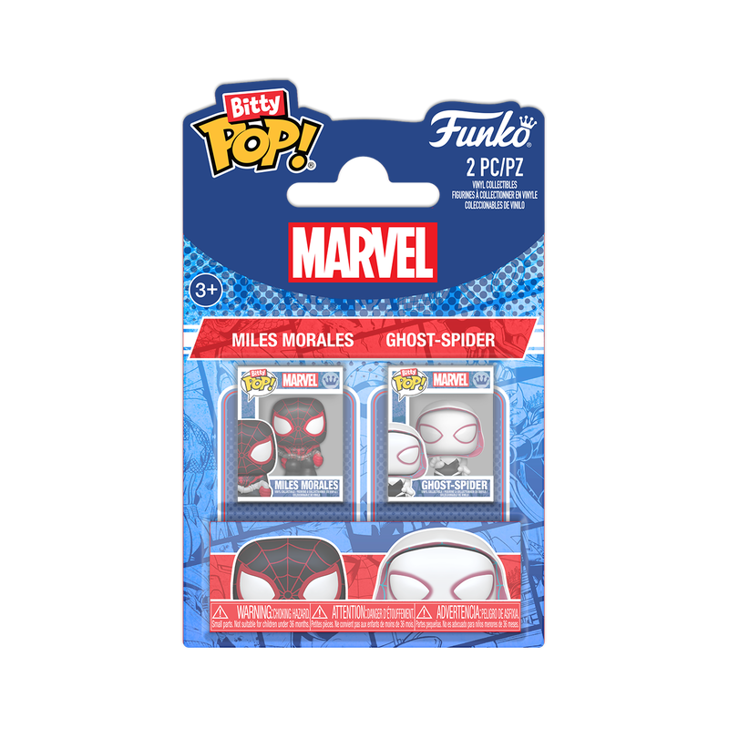 Funko Bitty Pop! Spider-Man: Miles Morales and Ghost-Spider 2-Pack