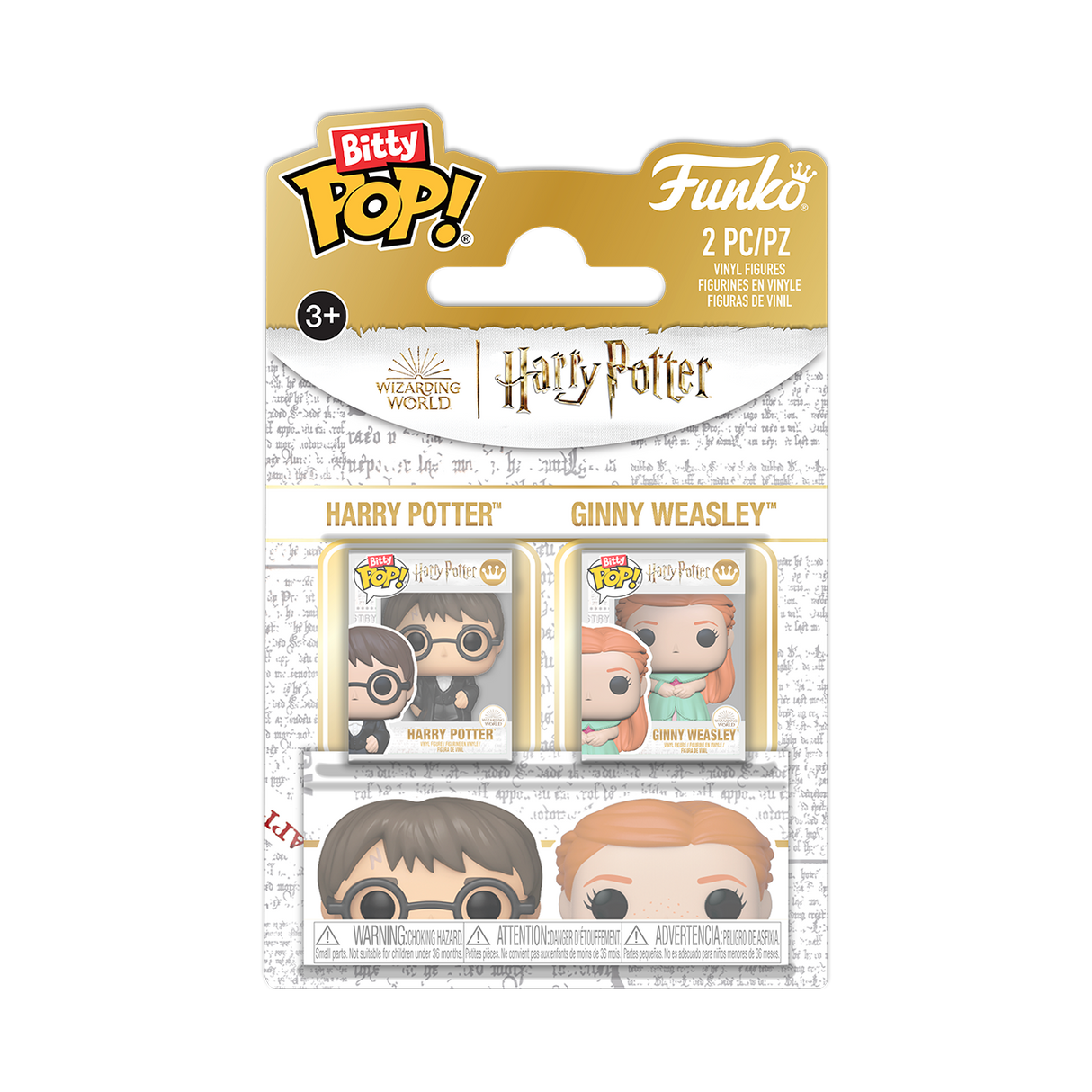 Funko Bitty Pop! Harry Potter: Harry Potter and Ginny Weasley 2-Pack