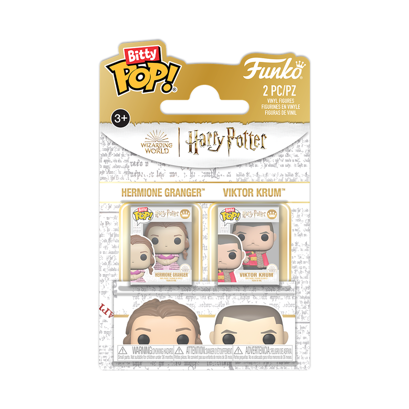 Funko Bitty Pop! Harry Potter: Hermione Granger and Viktor Krum 2-Pack