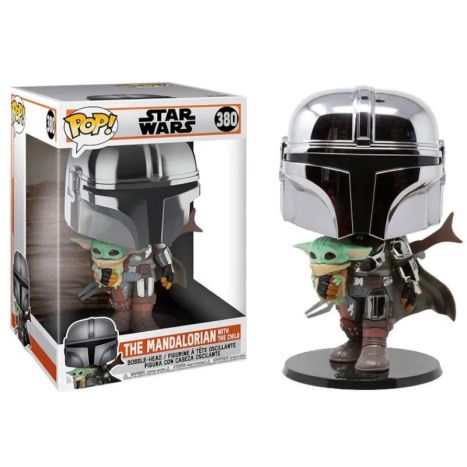 Funko Pop! Star Wars: The Mandalorian - The Mandalorian and Grogu 380 - Jumbo