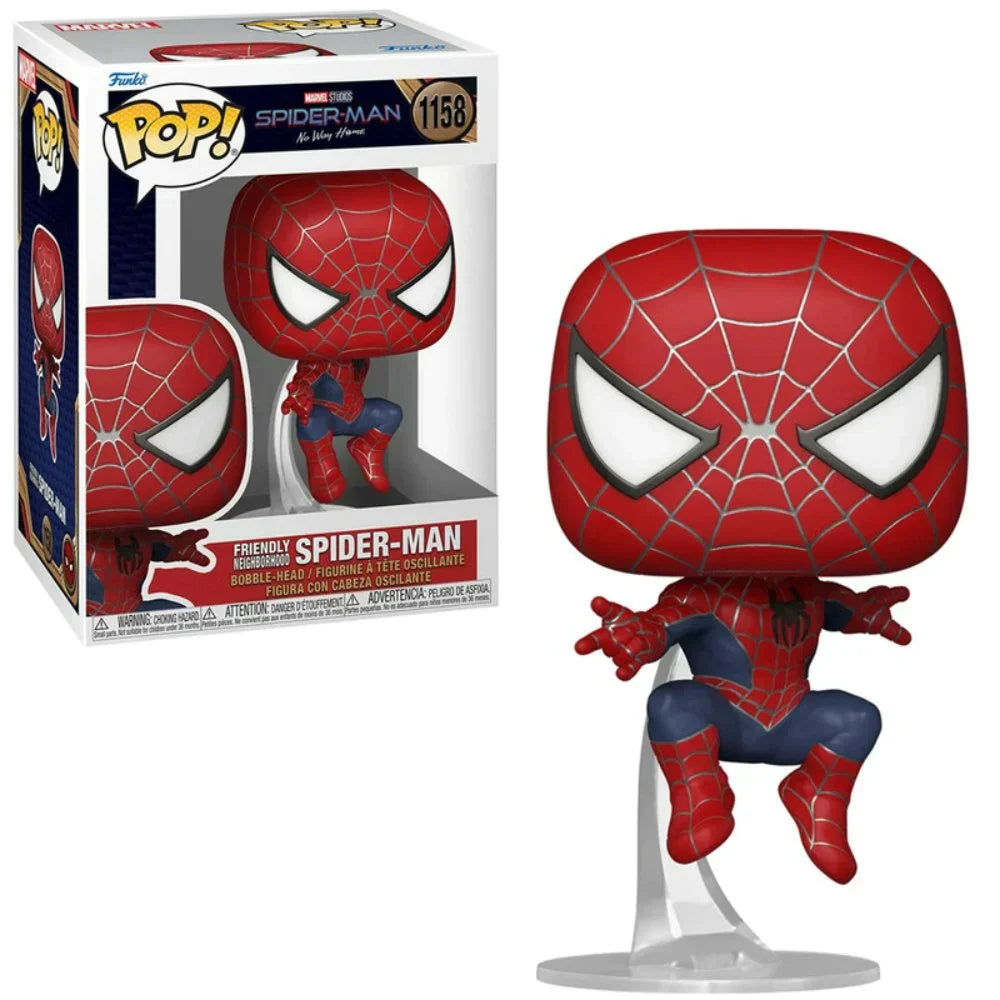 Funko Pop! Marvel: Spider-Man No Way Home - Friendly Neighborhood Spider-Man 1158 (Tobey Maguire) (CAJA CON DETALLES)