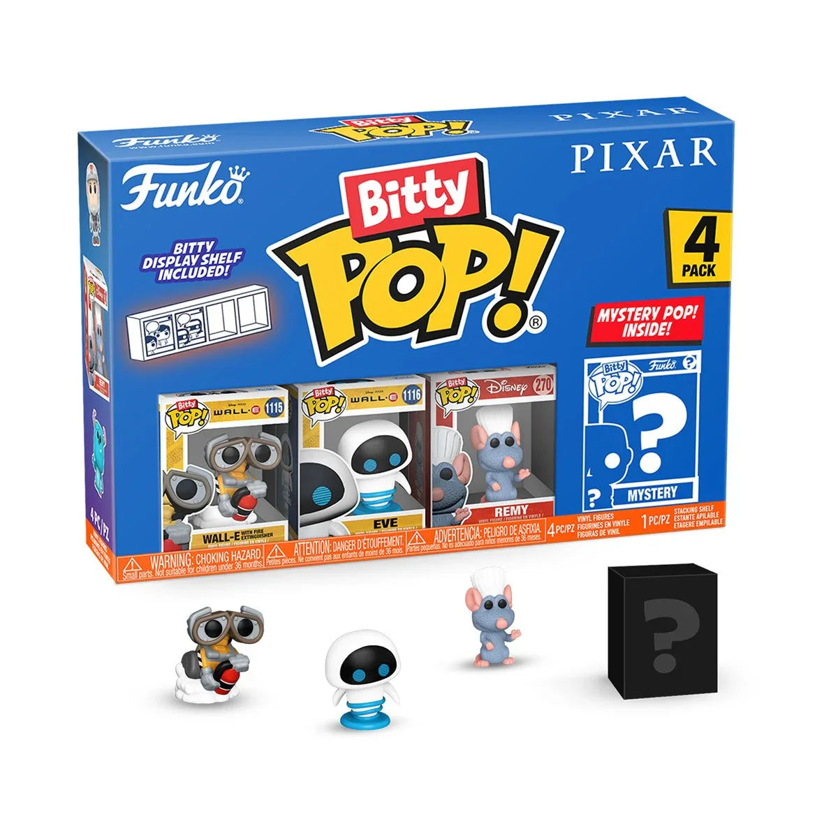 Funko Bitty Pop! Disney| Pixar - 4pack (Wall-E)